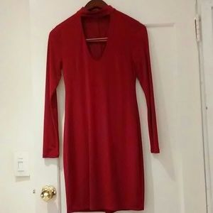 EXPRESS sexy red dress